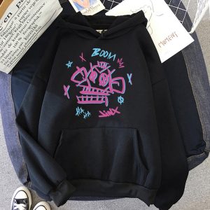 Stilla | Arcane Hættetrøje Harajuku Stil Jinx Og Ekko