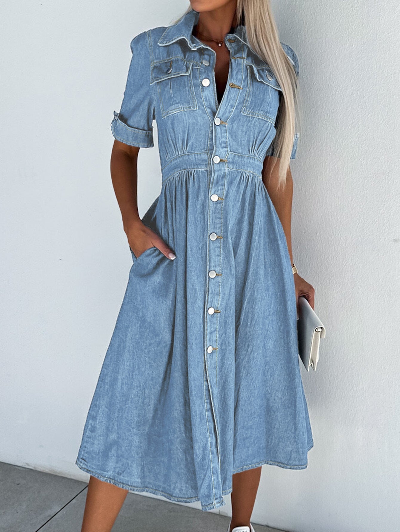 Stilla | Professionelt Denim Kjole Udsalg