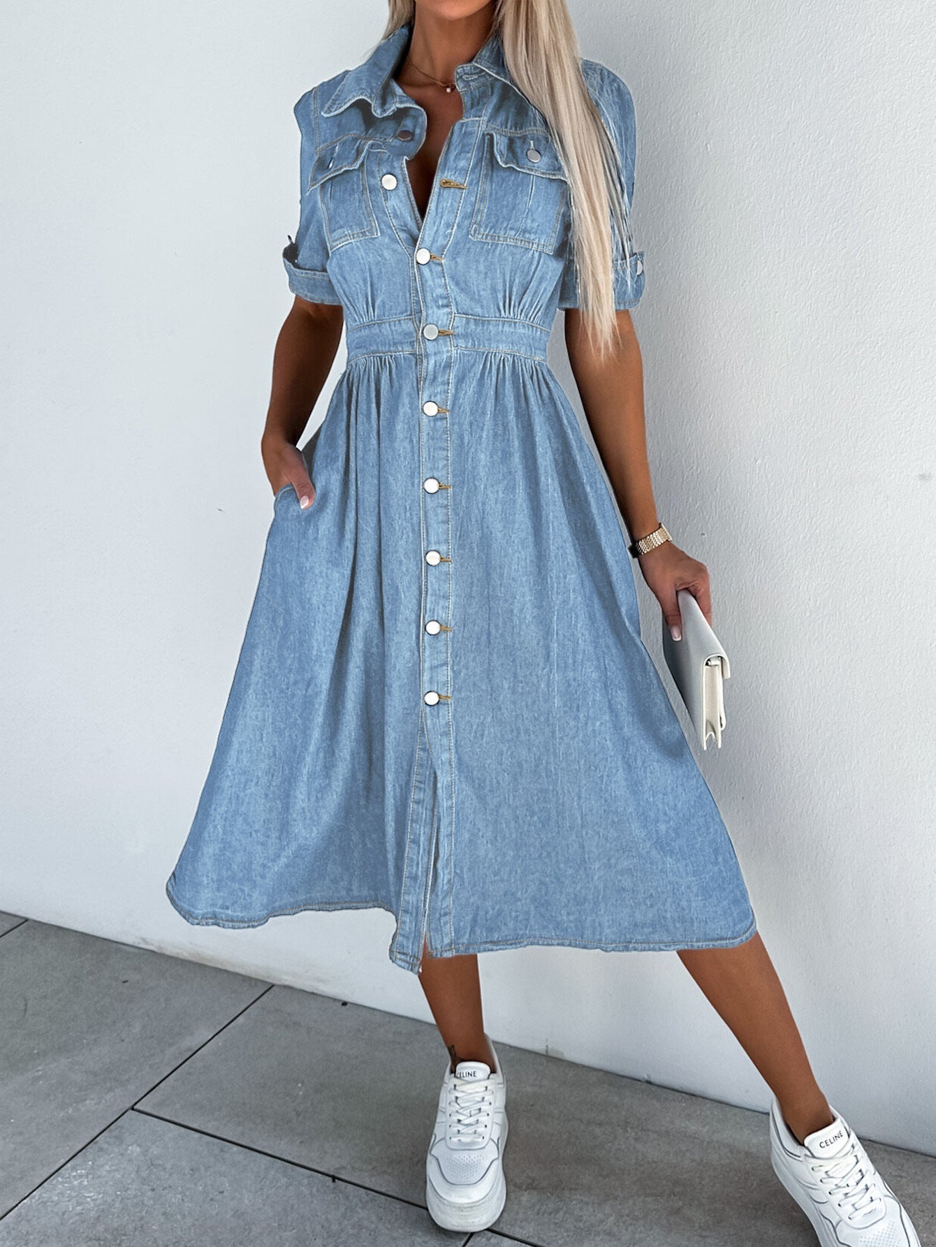 Stilla | Professionelt Denim Kjole Udsalg