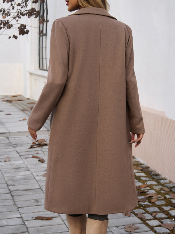 Stilla | Damefrakke Tweed Med Revers Og Lommer