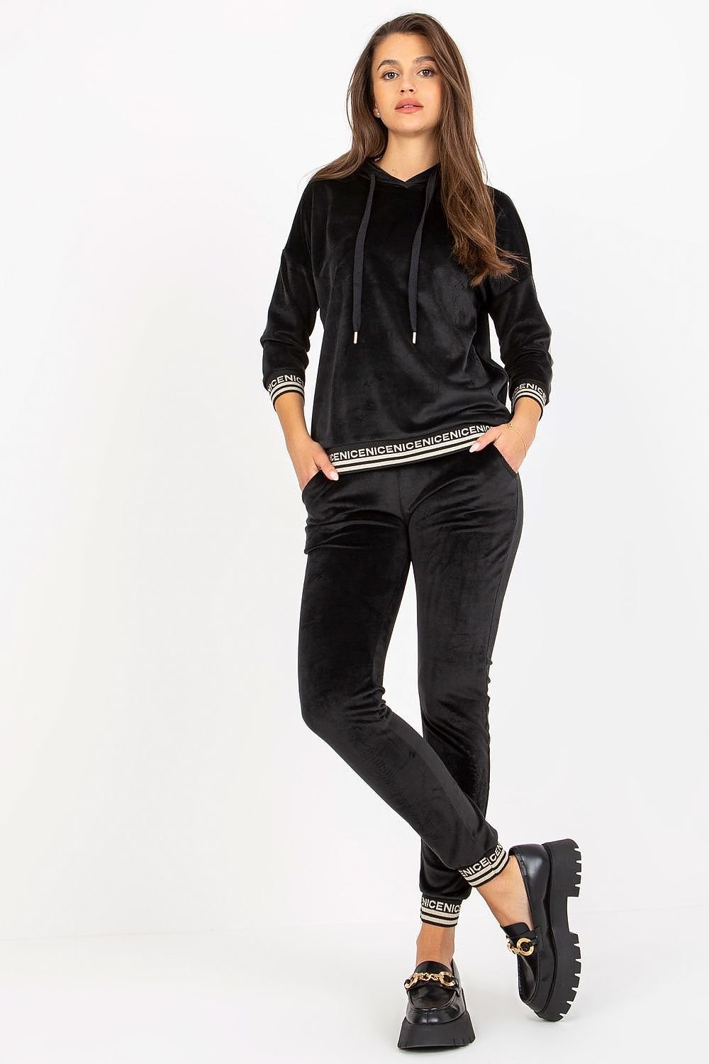 Stilla | Print Cuff Velour Loungewear Sæt Relevance