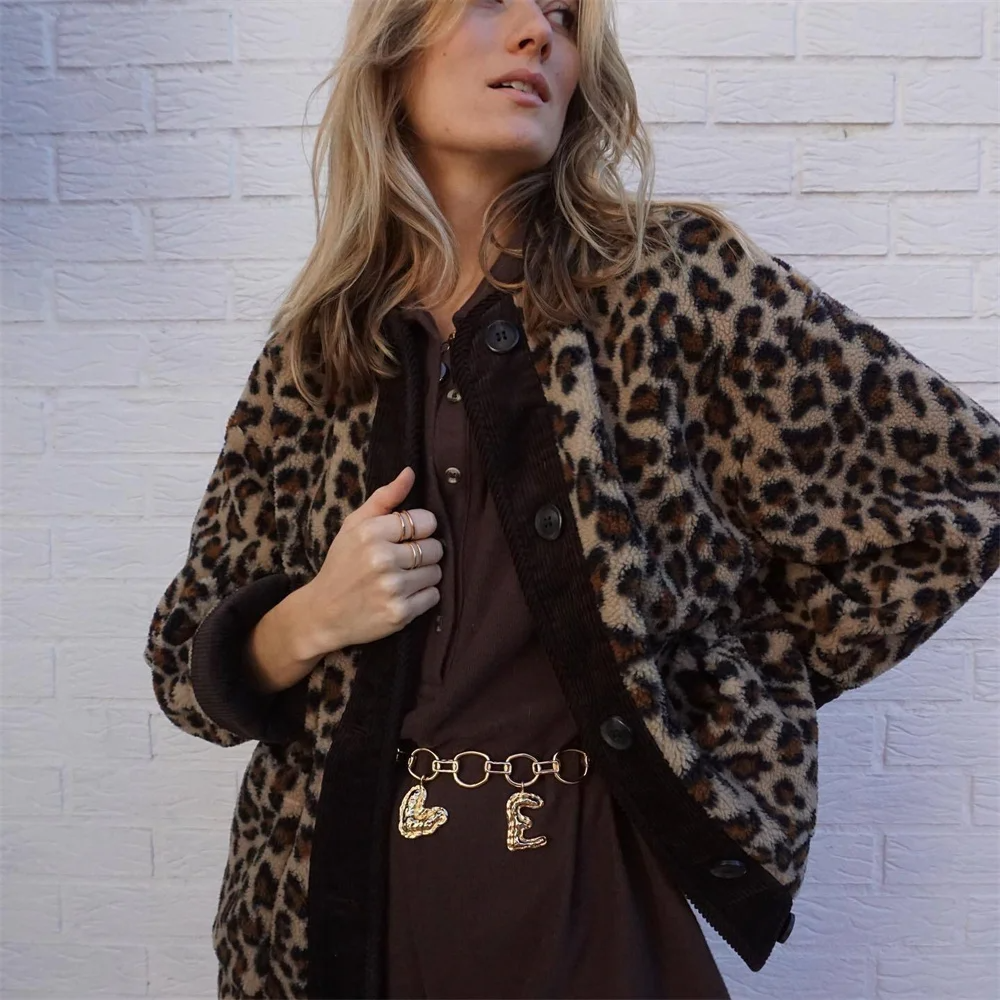 Stilla | Jakke Med Leopardprint til Kvinder