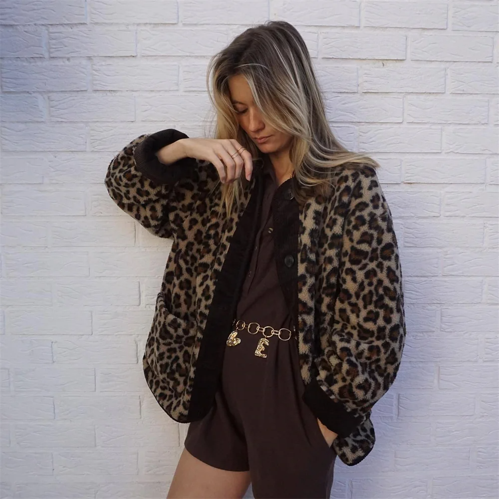 Stilla | Jakke Med Leopardprint til Kvinder
