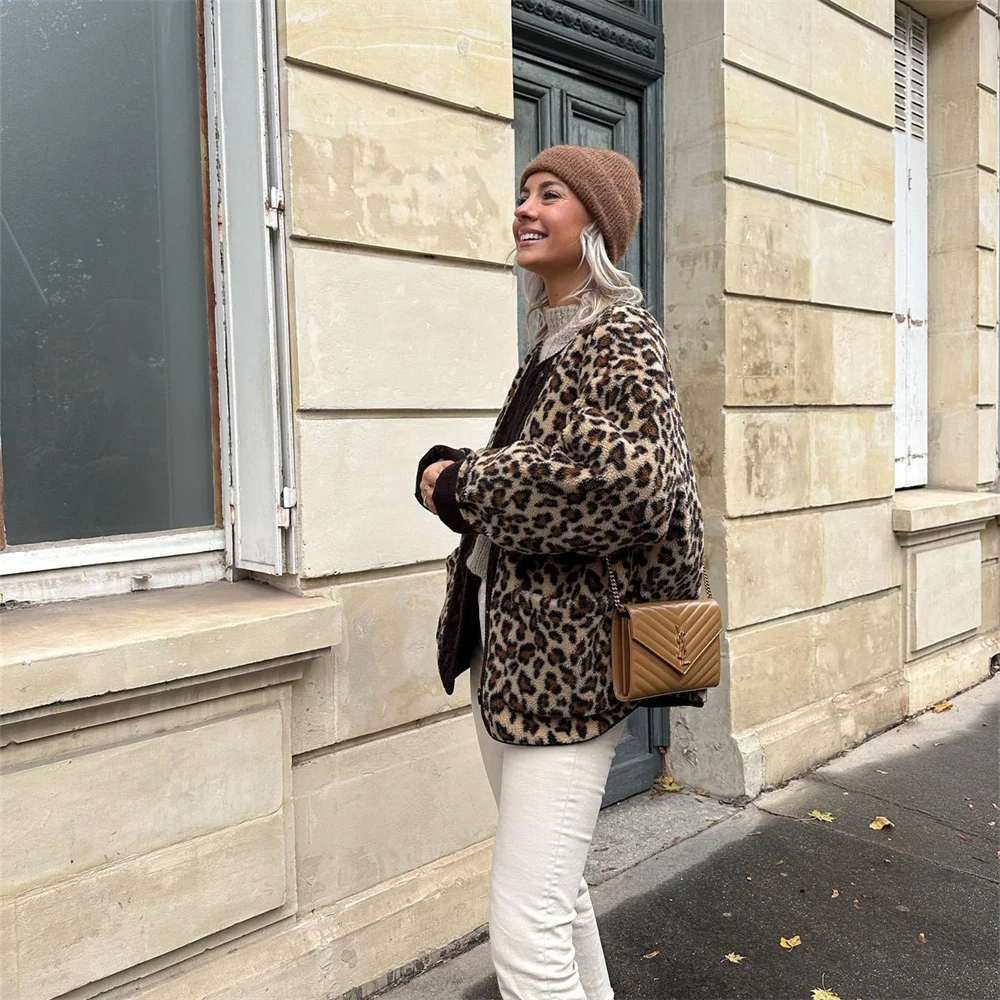 Stilla | Jakke Med Leopardprint til Kvinder