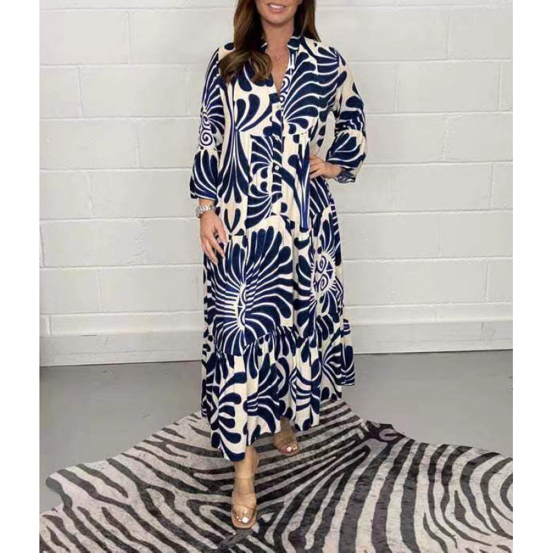 stilla-chic-loose-fashion-v-hals-chiffon-plisseret-kjole_1.jpg Stilla | Chic Loose Fashion V-Hals Chiffon Plisseret Kjole Udsalg