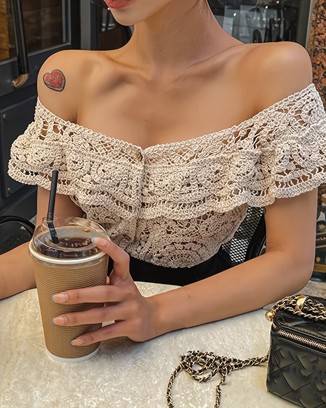 Stilla | Elegant Boho Bluse Med Knaplukning Hot på udsalg