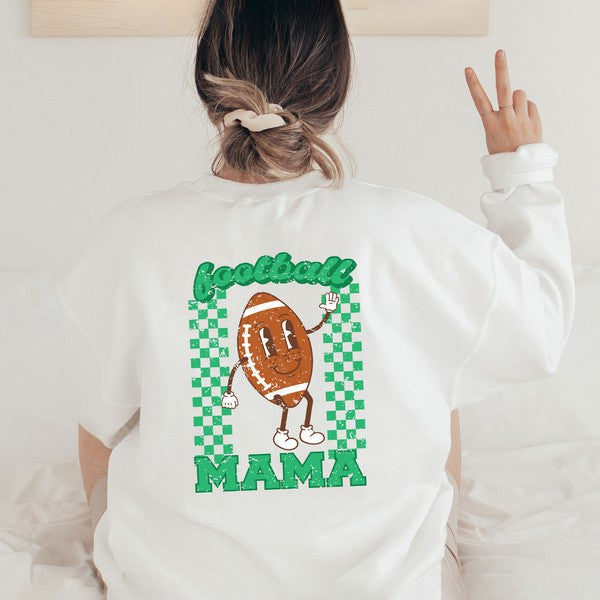 Stilla | Mama Football Front & Back Sweatshirt