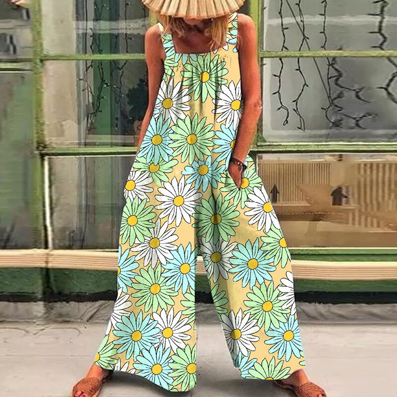 Stilla | Boho Print Jumpsuit