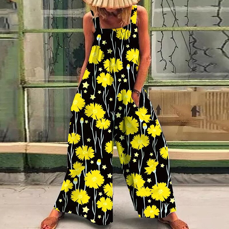 Stilla | Boho Print Jumpsuit
