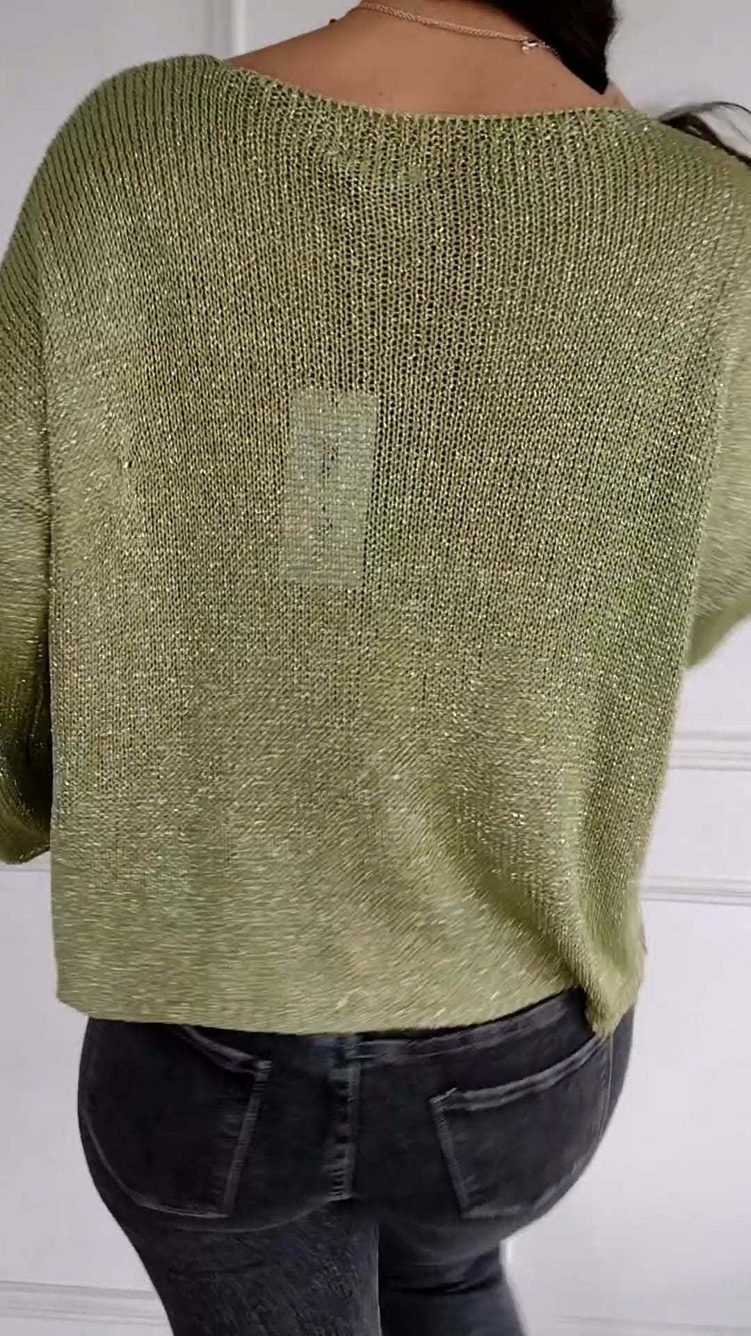 Stilla | Hollow Design Casual Sweater Justine