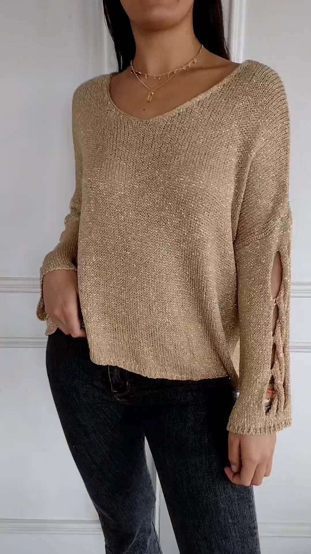Stilla | Hollow Design Casual Sweater Justine
