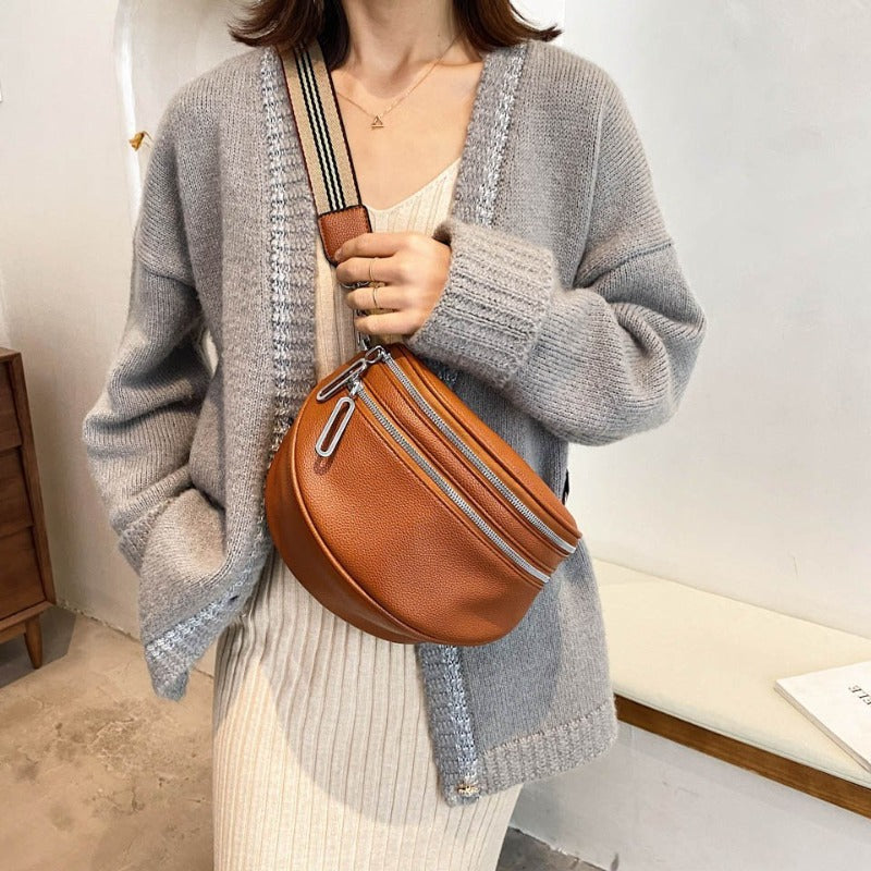Stilla | Luksuriøs crossbody-taske lavet af vegansk læder