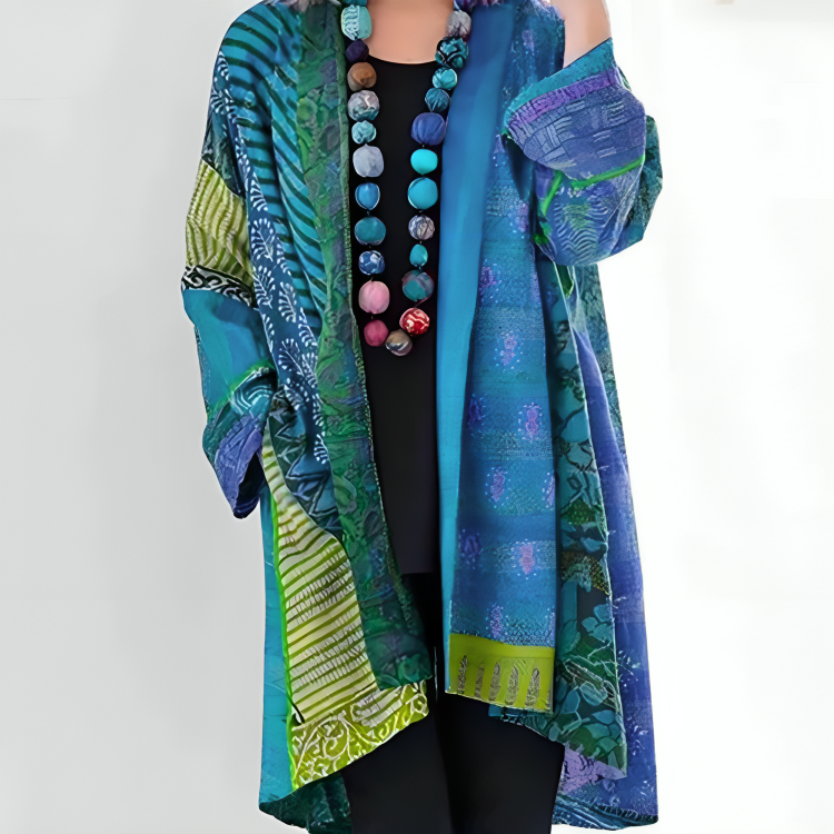 Stilla | Boho Chic Multifarvet Kimono
