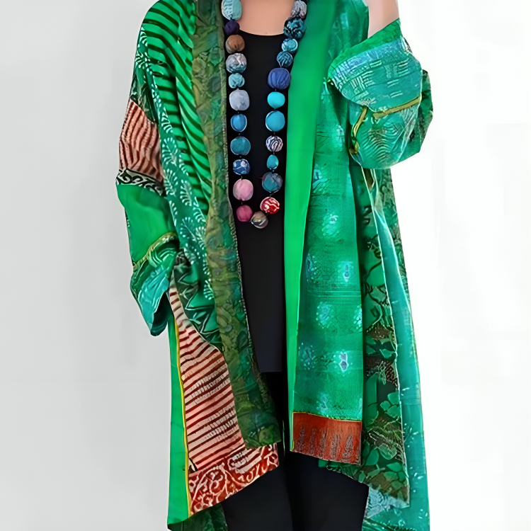 Stilla | Boho Chic Multifarvet Kimono