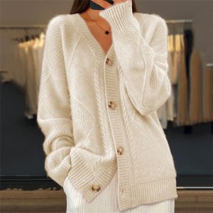 Stilla | Elegante Cardigan med Brokatmønster