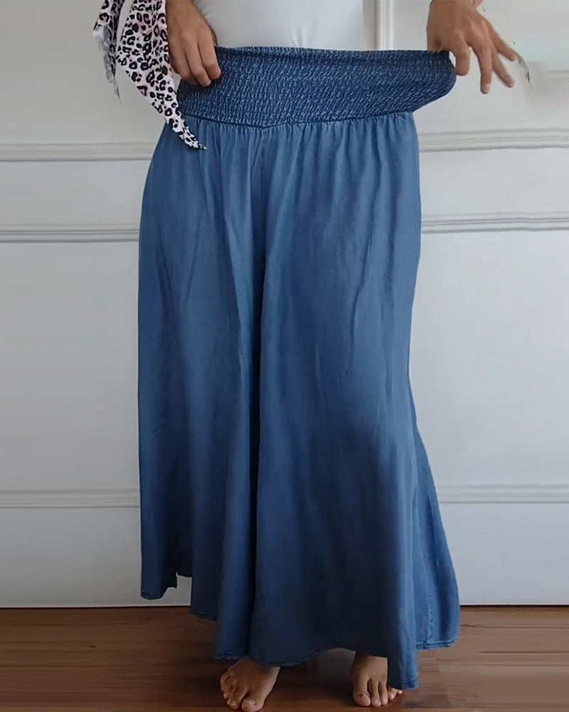 Stilla | Elegante Og Komfortabel: Den Vide Bukse Med Elastisk Talje