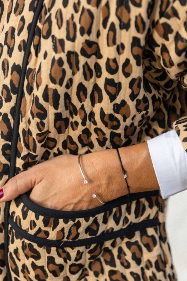 Stilla | Leopardmønster Stikset Jakke