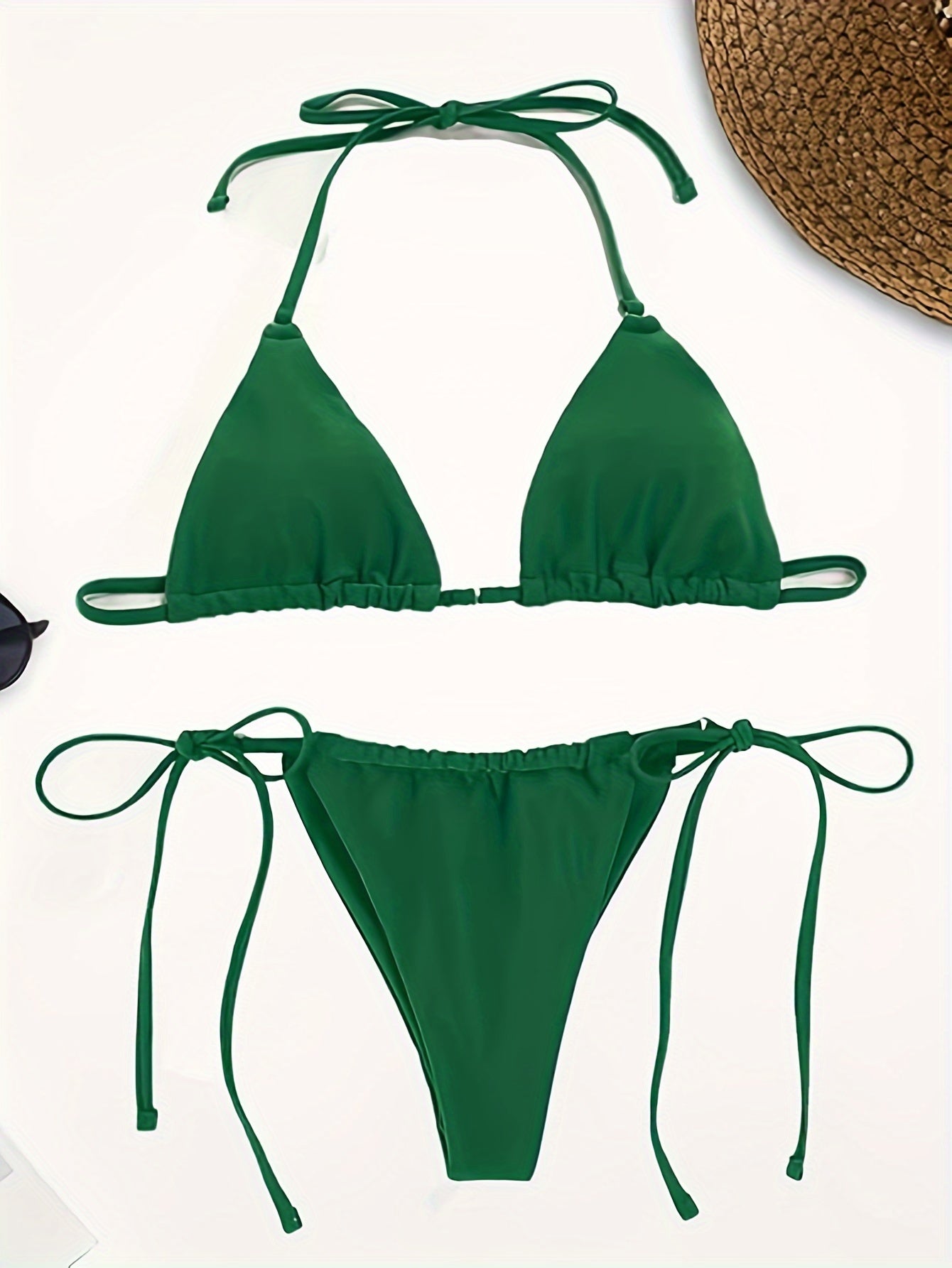 Stilla | Seksowne Bikini Med Mikro Trekant Til Kvinder 2 Delt, Uden Ryg, Meget Strækbare, Sommer Badetøj