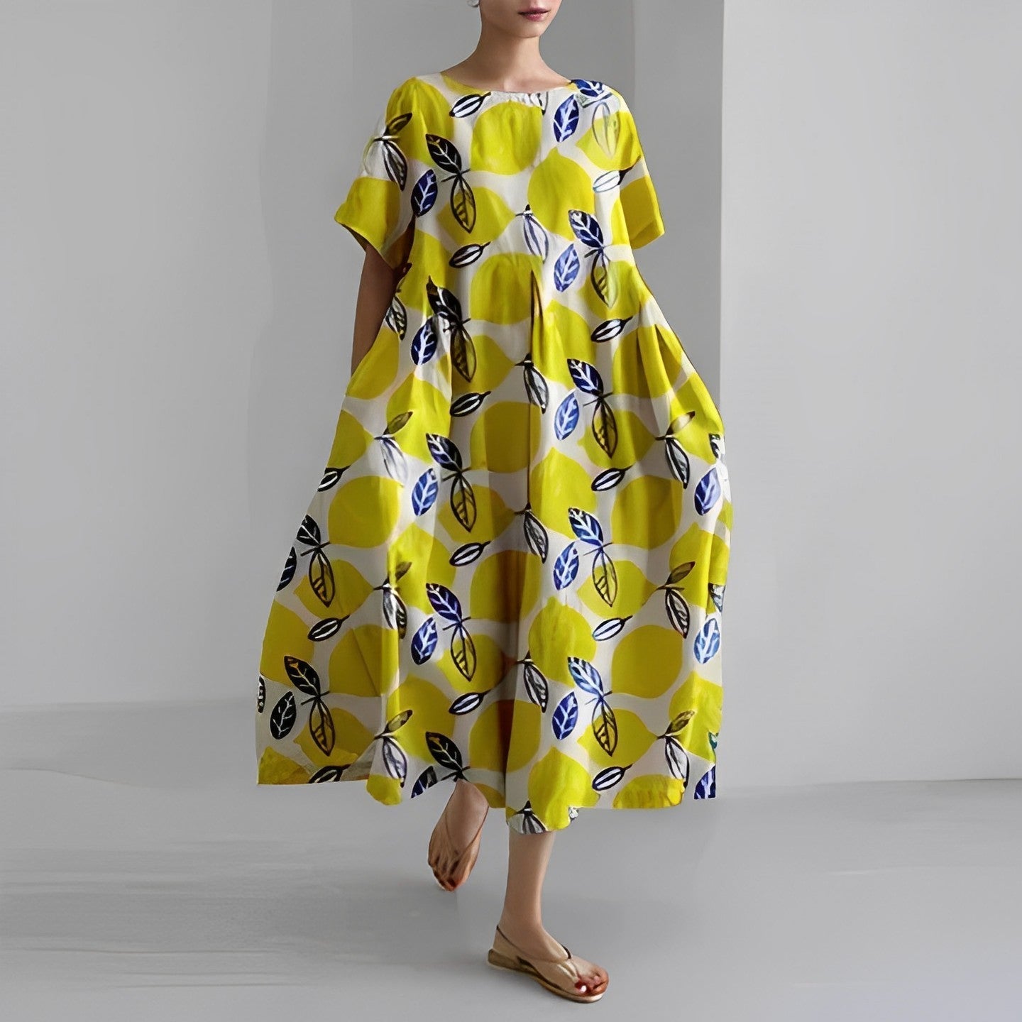 Stilla | Boho bred blomsterkjole