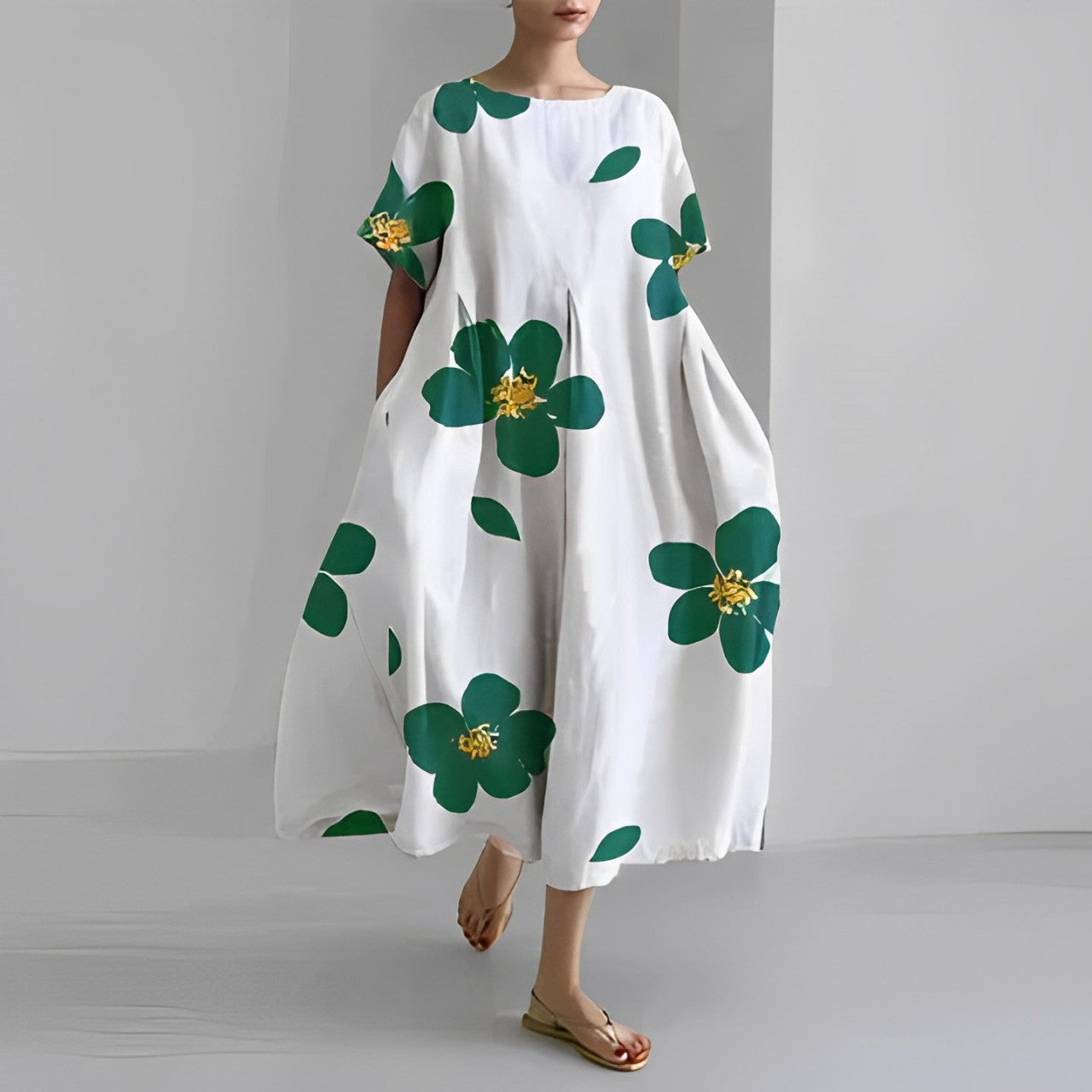 Stilla | Boho bred blomsterkjole