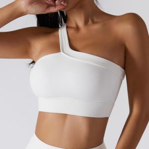 Stilla | Asymmetrisk Ribbet Crop Top