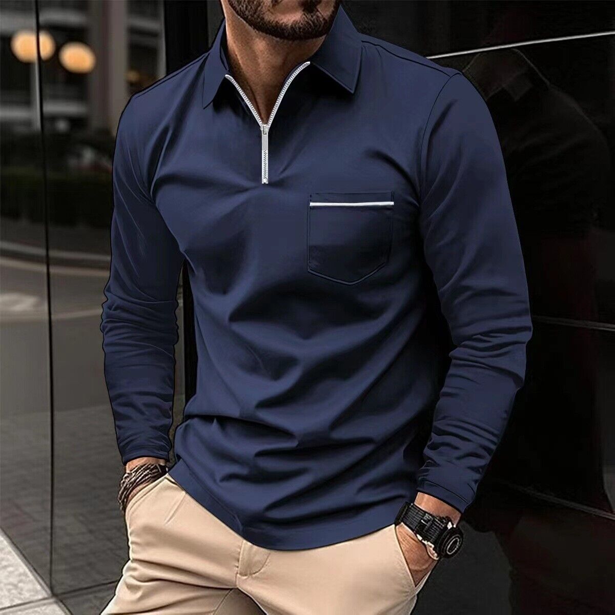 Stilla | Langærmede Polo T-shirts