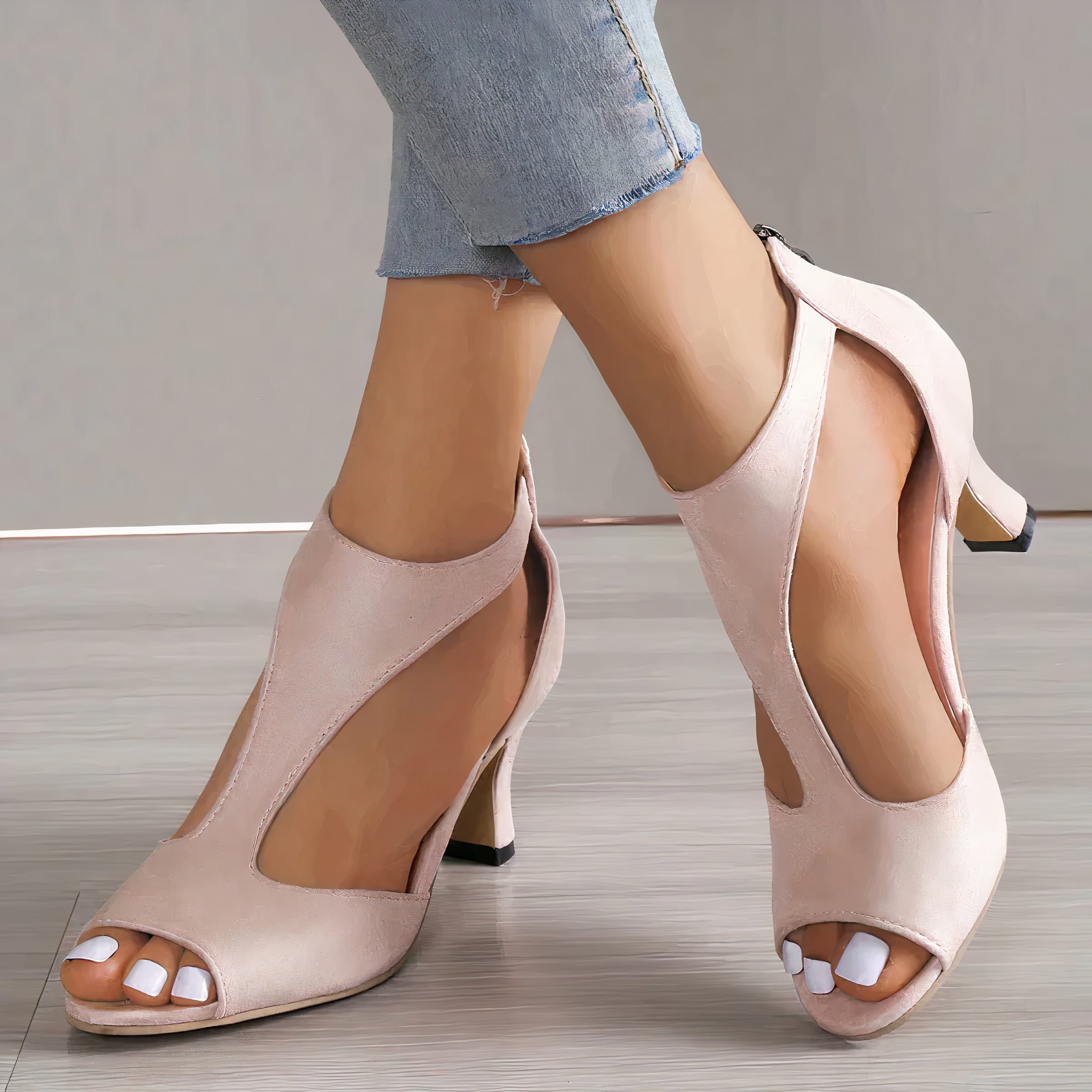 Stilla | Orthopædisk sandal med hæl Levere