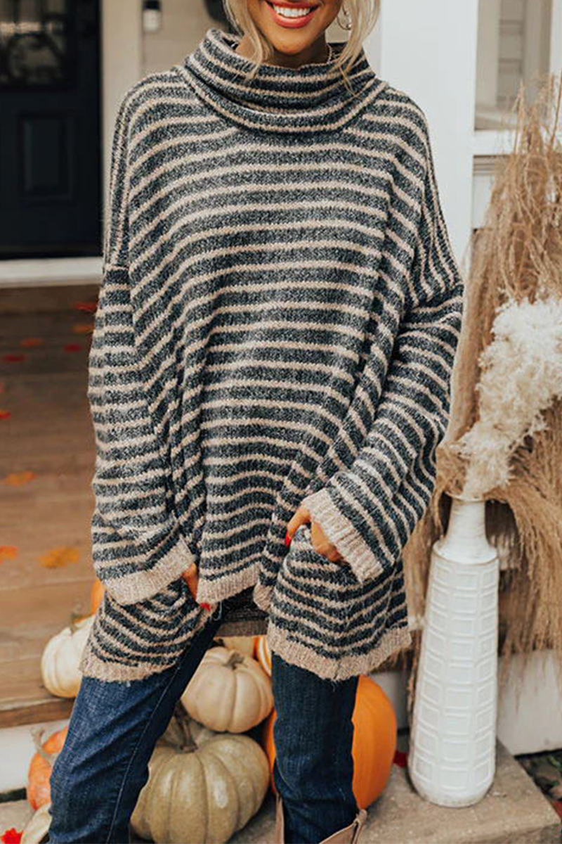 Stilla | Pullover med elegant omstillingsmulighed Udsalg