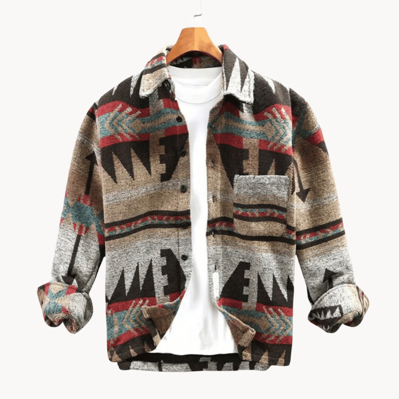 Stilla | Luksuriøs Jacquard Flannel Herreshirt