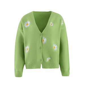 Stilla | Frisk Blomster Striktrøje