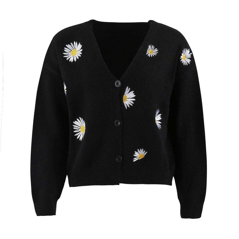 Stilla | Frisk Blomster Striktrøje