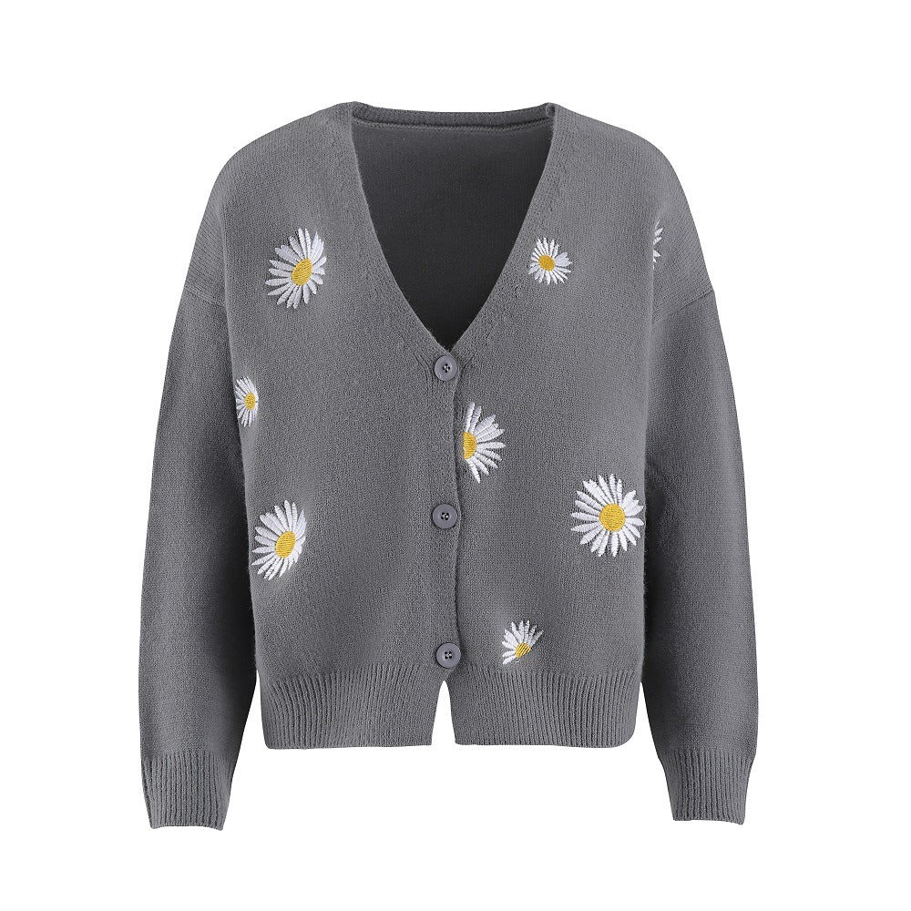 Stilla | Frisk Blomster Striktrøje