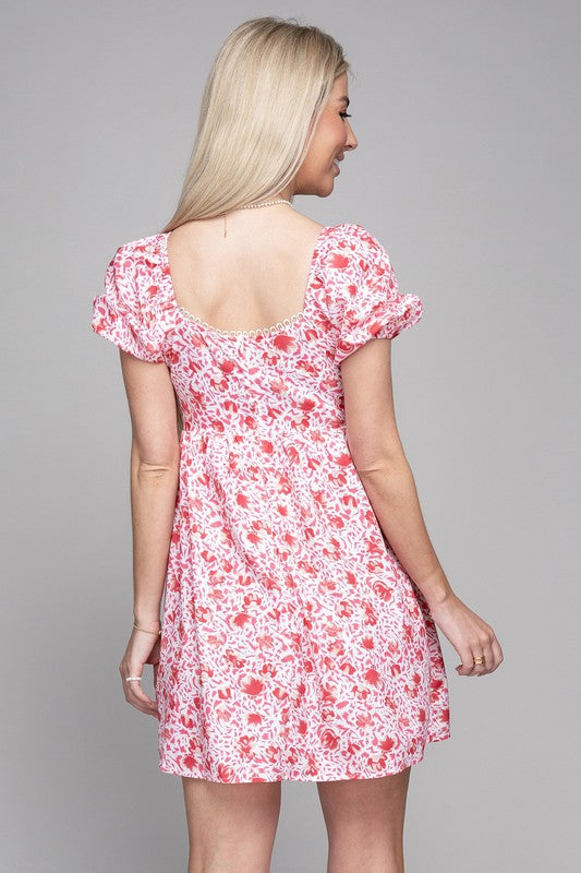 Stilla | Front Puff Sleeve Dress