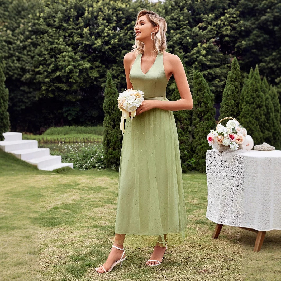 Stilla | Kvinder V-hals Rem Frisk Kjole Fotografi Gown Kjole Levere