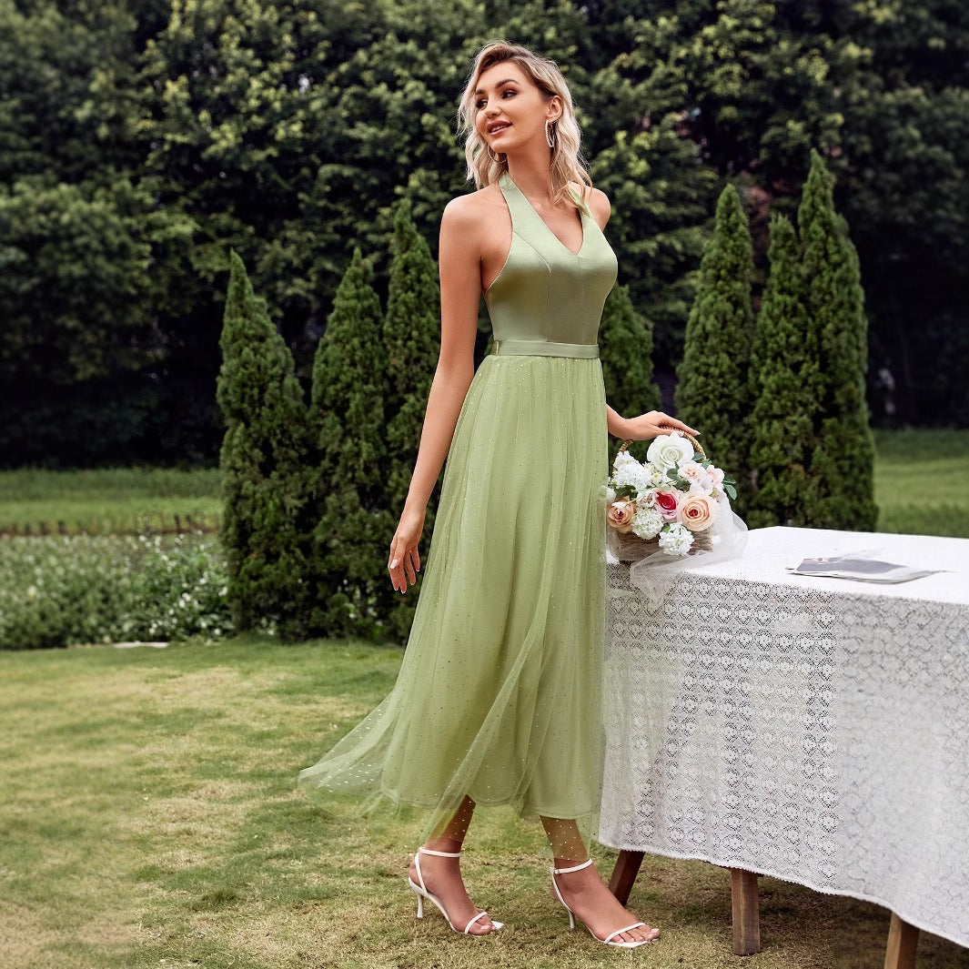 Stilla | Kvinder V-hals Rem Frisk Kjole Fotografi Gown Kjole Levere