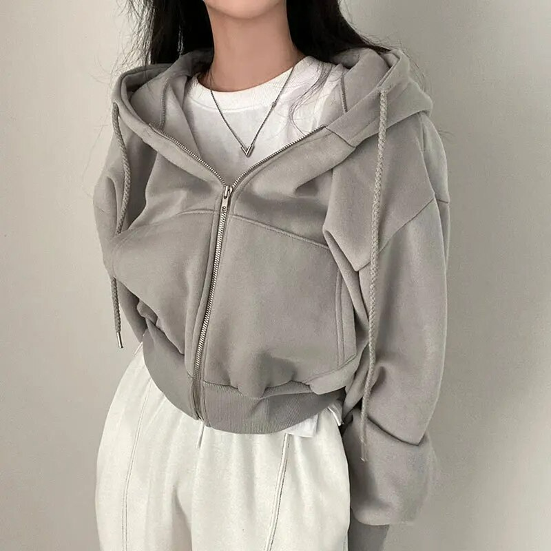 Stilla | Zip-up Hættetrøje Til Kvinder