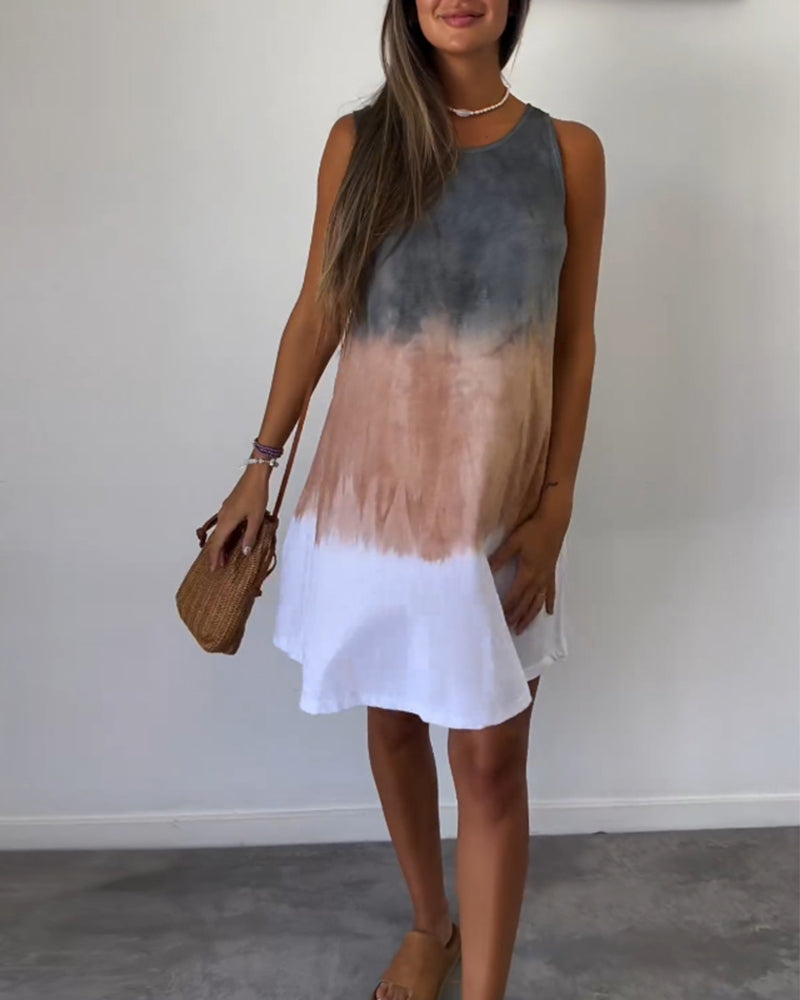 Stilla | Afslappet Gradient Kjole