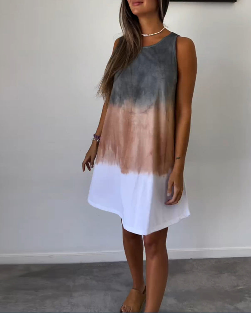 Stilla | Afslappet Gradient Kjole