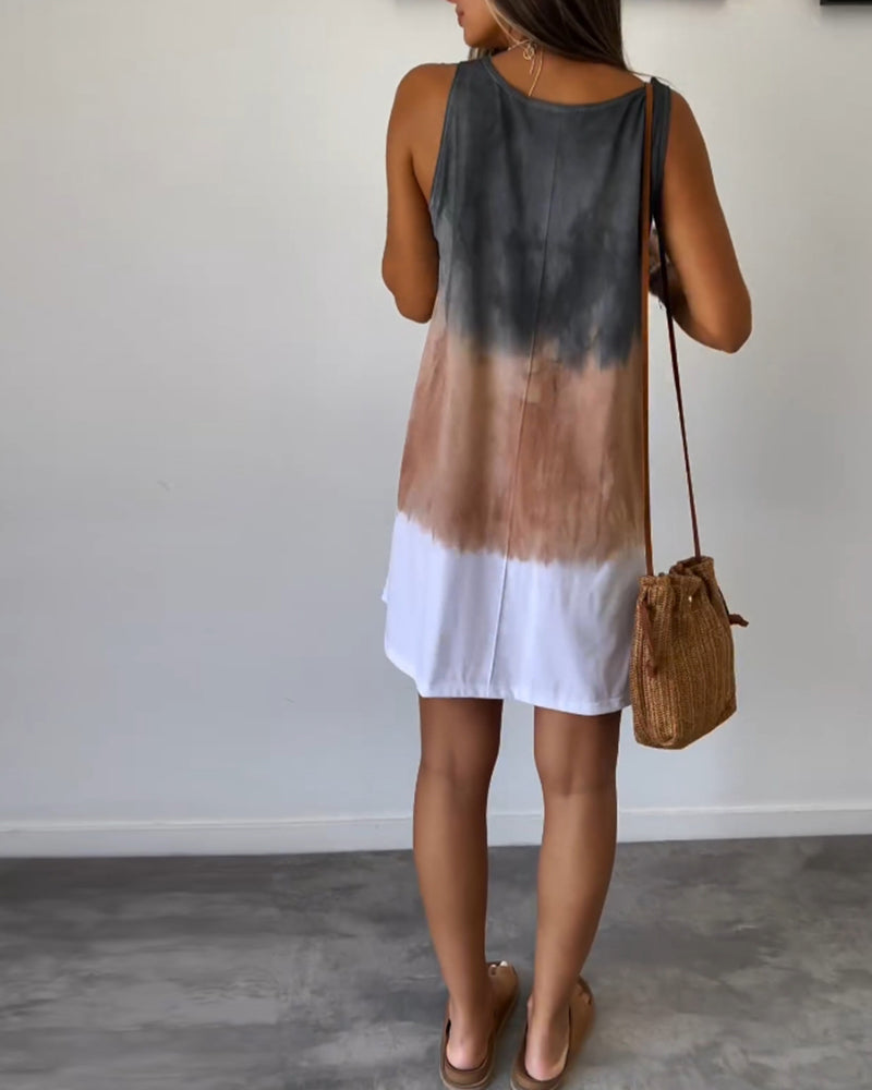 Stilla | Afslappet Gradient Kjole