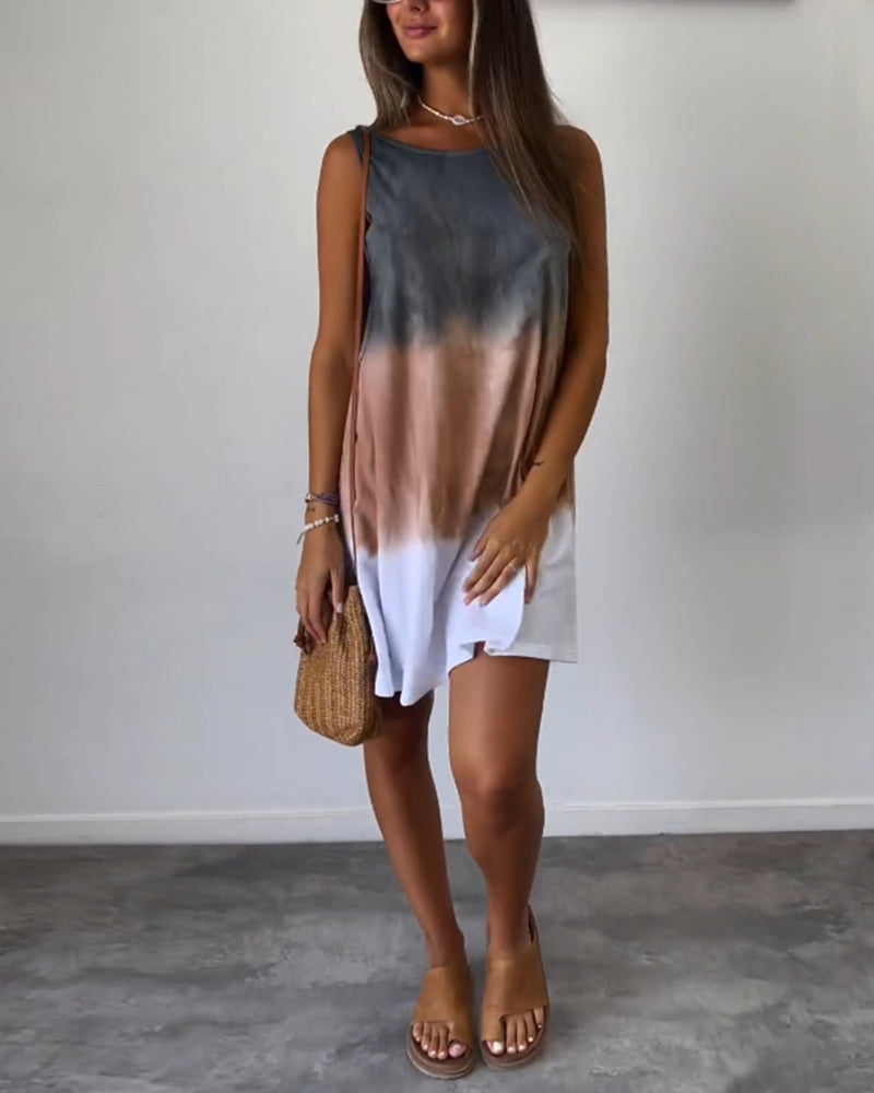 Stilla | Afslappet Gradient Kjole