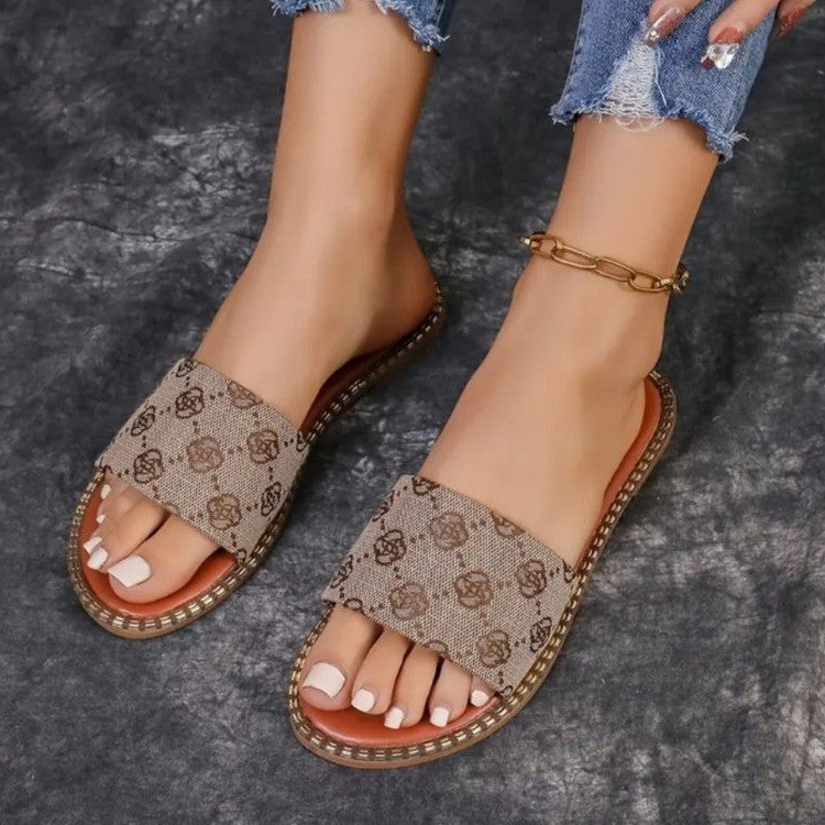 Stilla | Blomsterprint Sommer Sandaler Til Damer Online salg