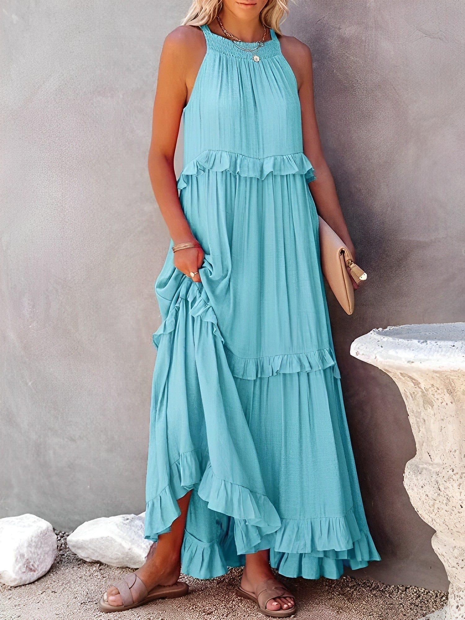 Stilla | Boho Sommerkjole med Let Snit