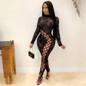 Stilla | Flora Spids Bandage Baddie Jumpsuit