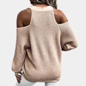 Stilla | Moderigtigt Sweater med Åben Skuldre til Kvinder