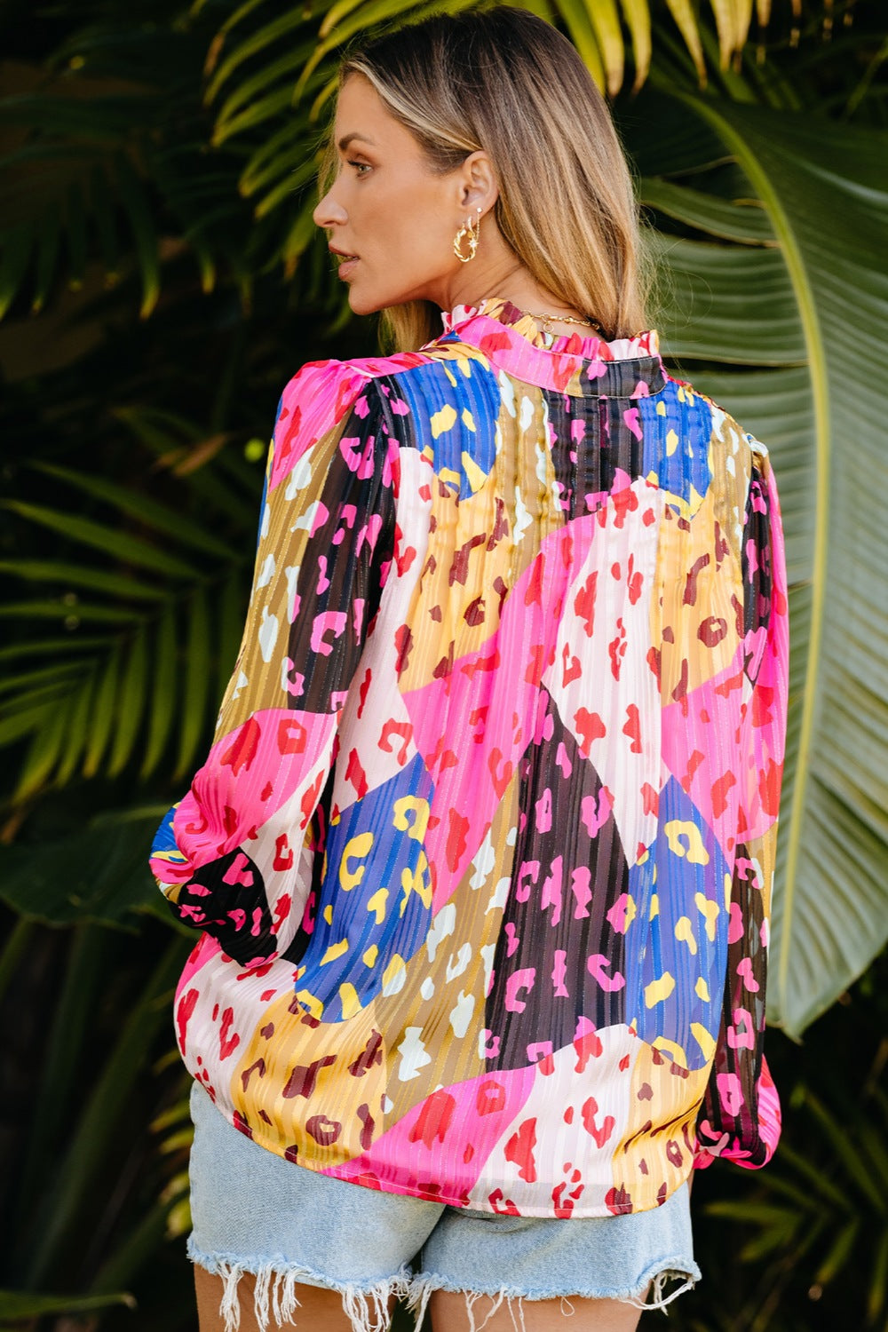 Stilla | Notched Langærmet Bluse