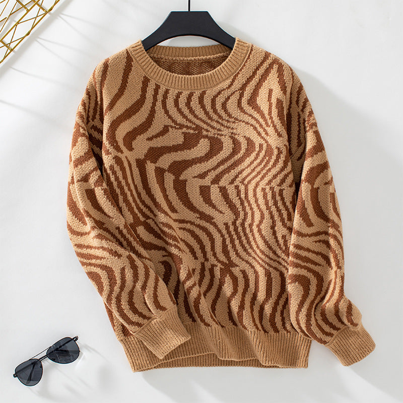 Stilla | Stribet Pullover Til Damers Lange Ærmer