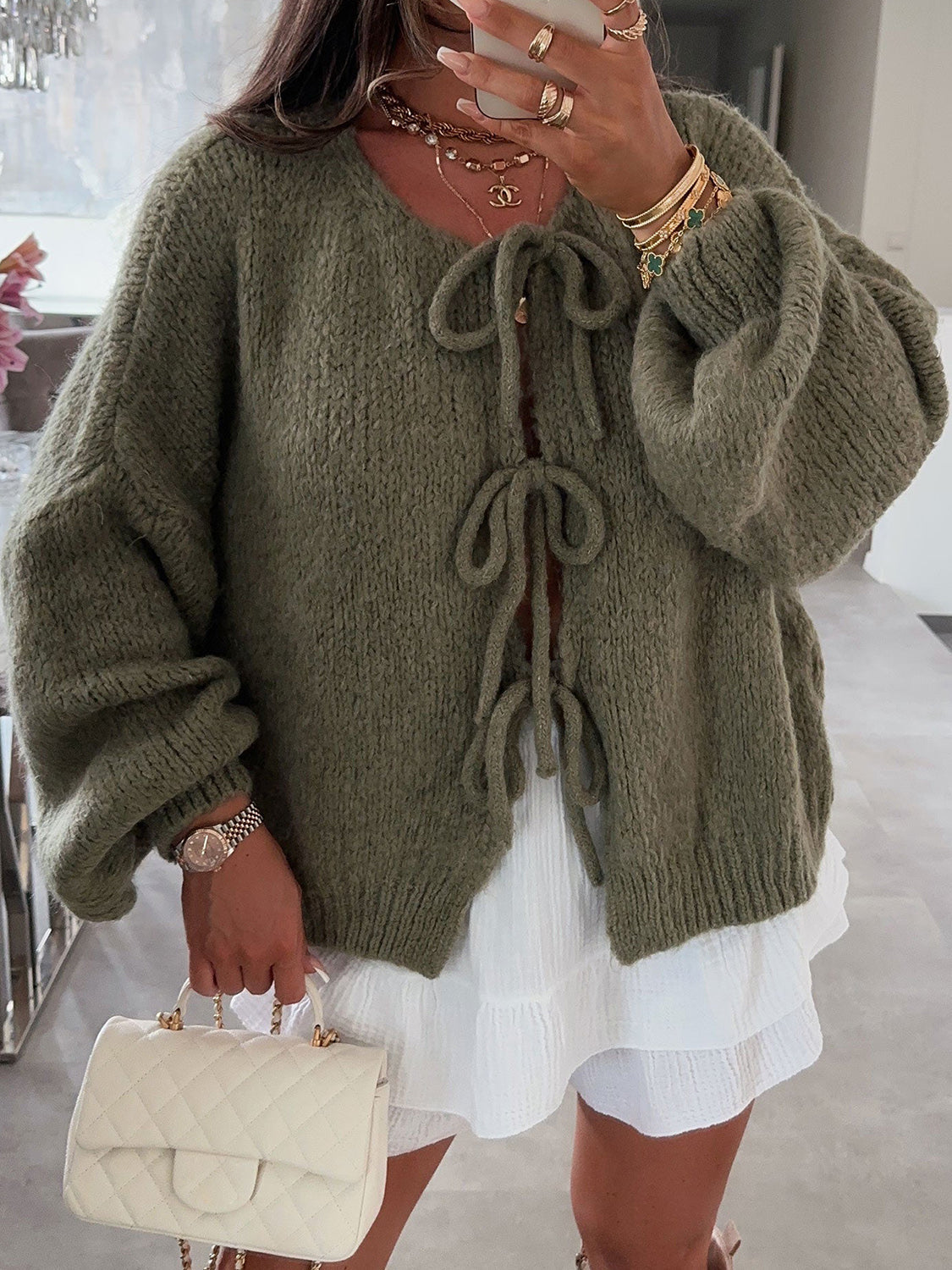 Stilla | Stilfuld Cardigan med afslappet snit