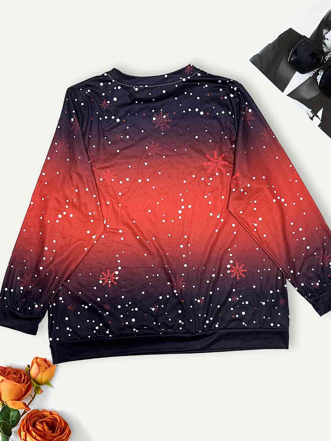 Stilla | Størrelse Jul Element Langærmet Sweatshirt
