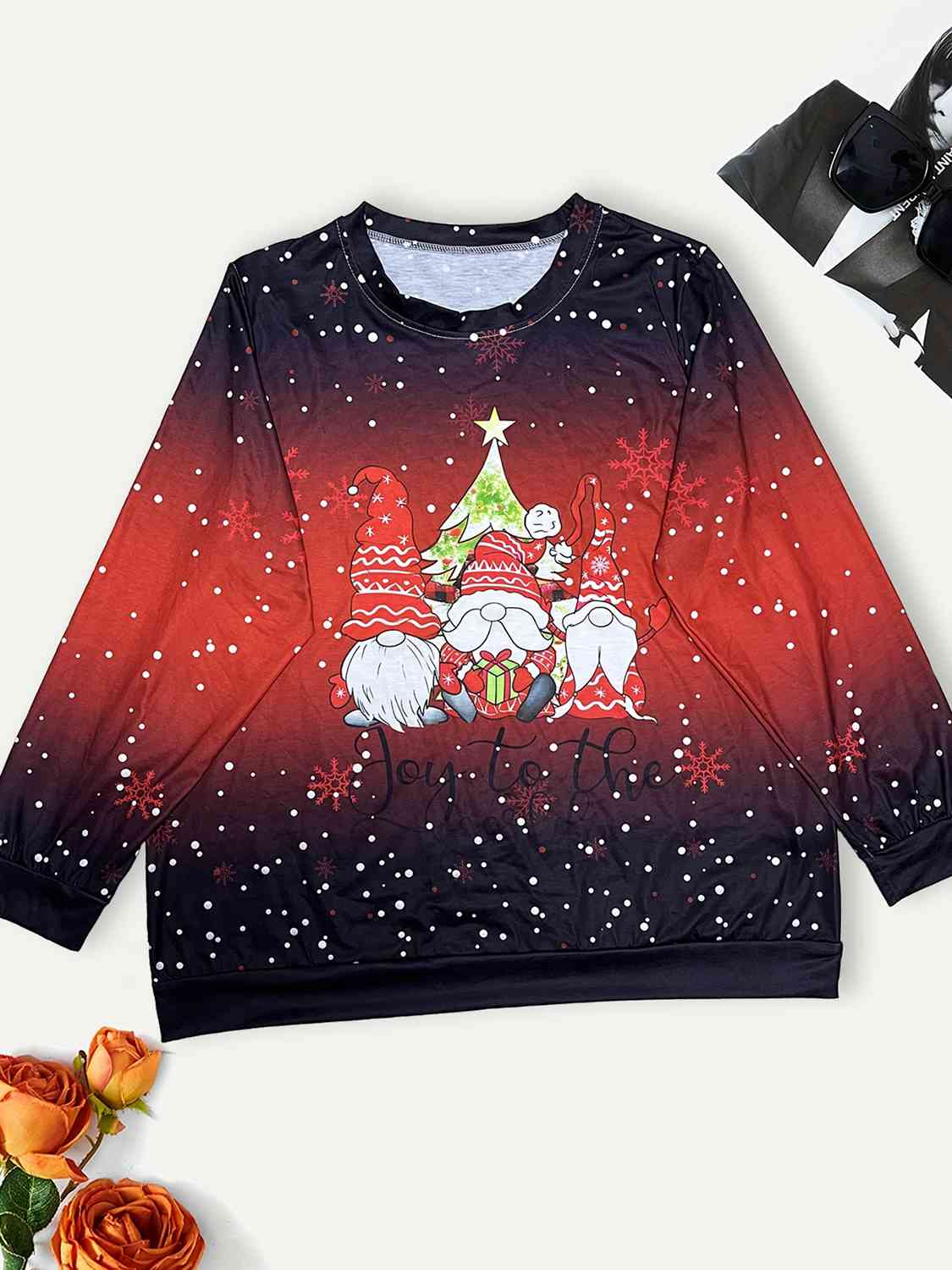 Stilla | Størrelse Jul Element Langærmet Sweatshirt