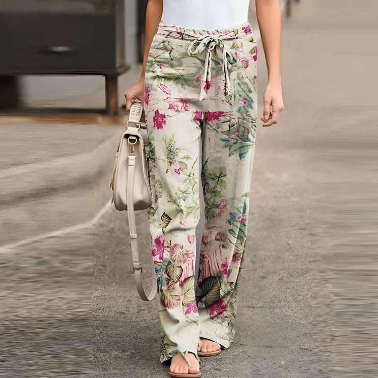 Stilla | Blomstret Let Linnedbukser